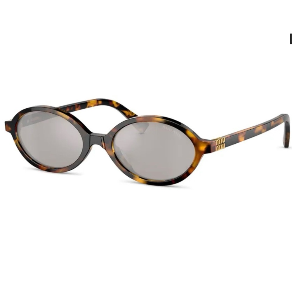 Miu Miu round tortoiseshell sunglasses